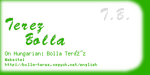 terez bolla business card